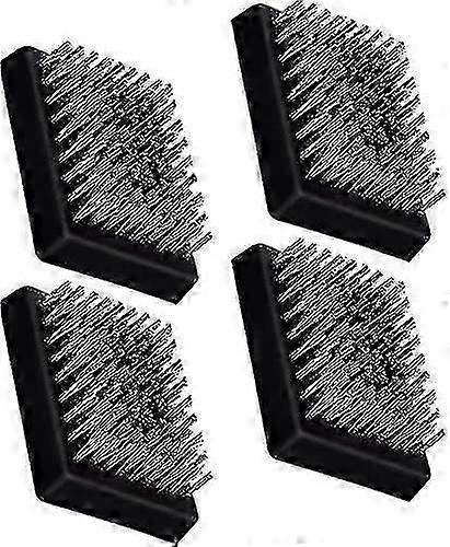 4 Pack Cordless Replacement Grill Brush Heads, Compatible With Most Grill Brushes - FG