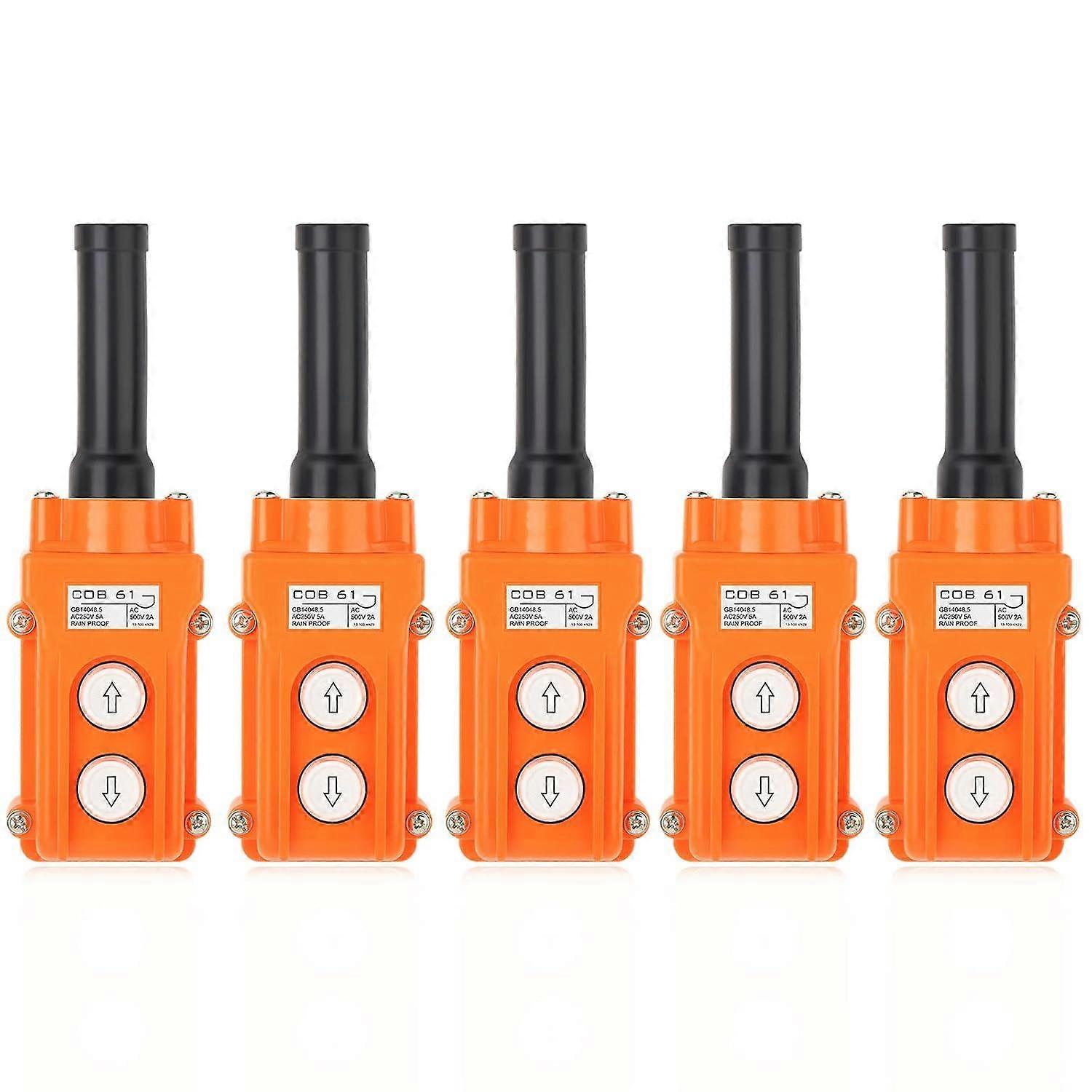 2025 High quality brand new  5Pcs Rainproof Crane Push Button Switch