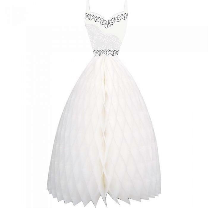 ユニークなパーティーペーパーウェディングドレスの装飾