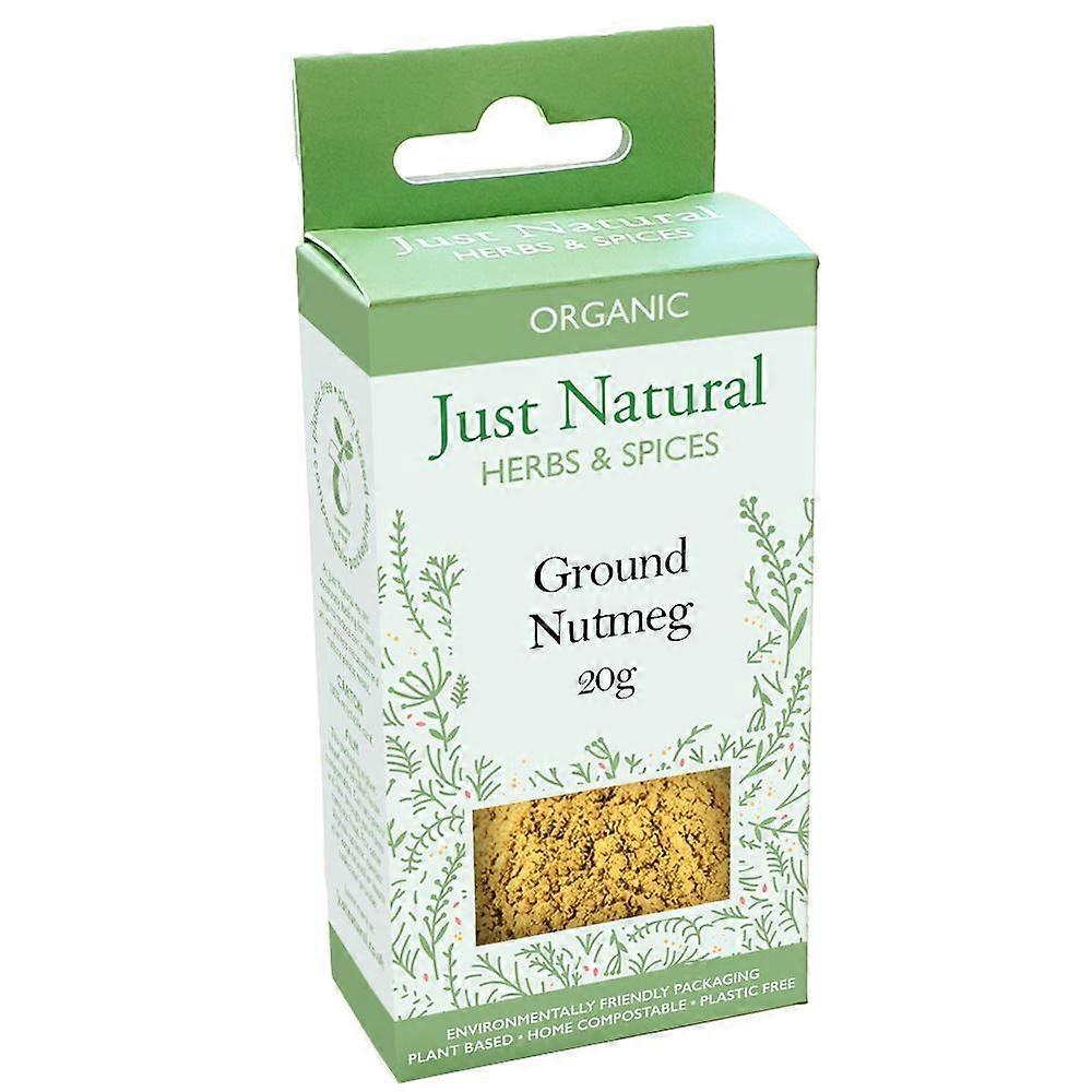 Just Natural Herbs Organic Ground Nutmeg (Box) 20g