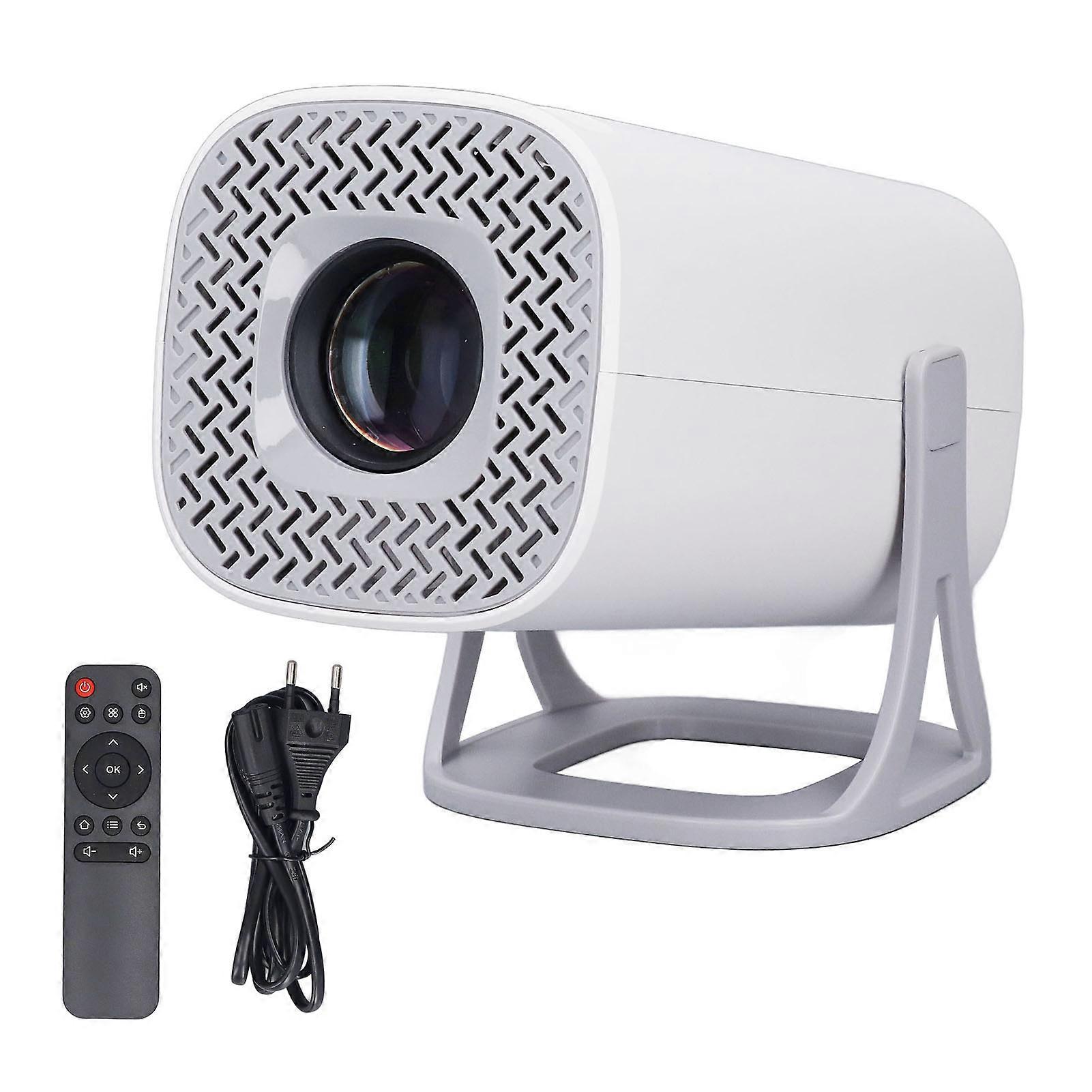 Portable 4K Projector for Android 11 with WiFi 6 BT5.0 Auto Correction LED Light EU Plug