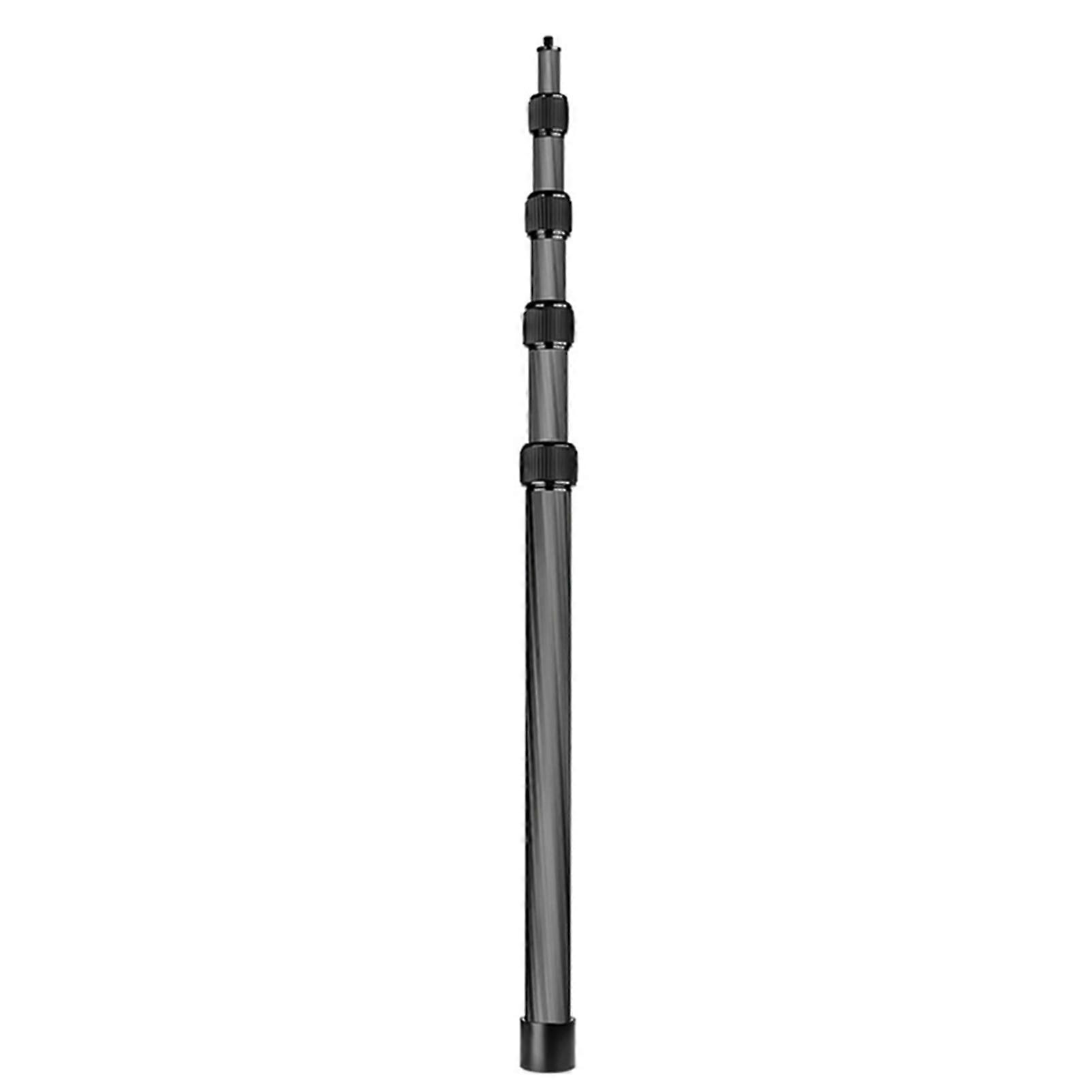 Carbon Fiber Handheld Microphone Boom Arm - 5-Section Extendable, 155cm Max Length