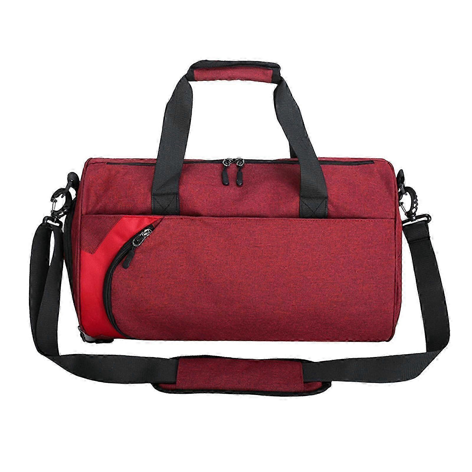 حقيبة واق من المطر الحمراء السفر حقيبة رياضية رياضية حقيبة كروس بودي لأنشطة عطلة نهاية الأسبوع والتخييم