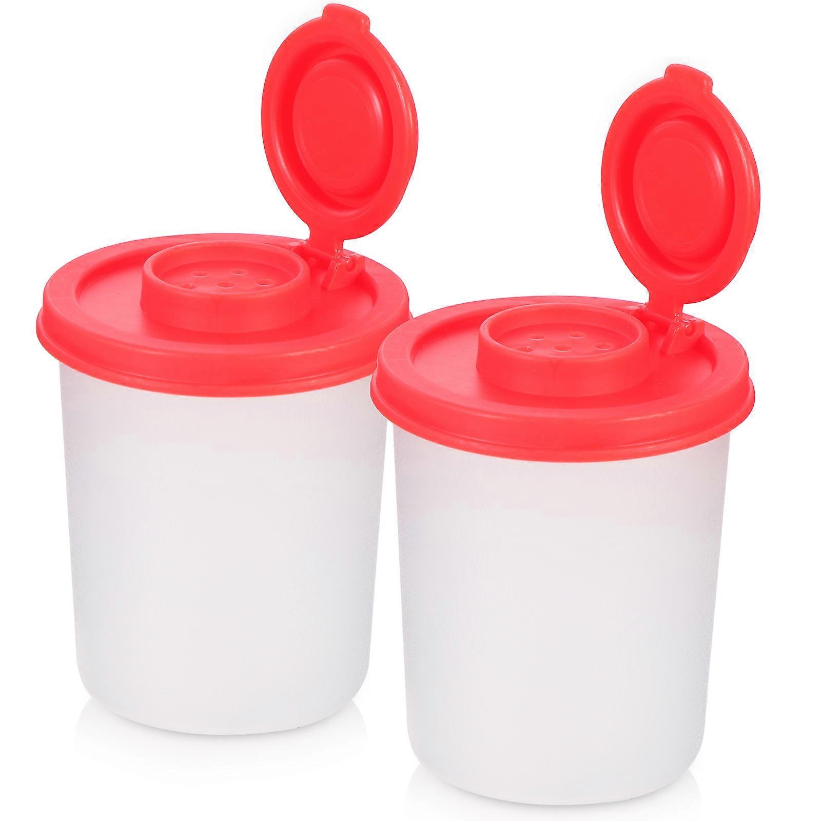 Pepper Storage Bottles Spice Container Camping Portable 2Pcs