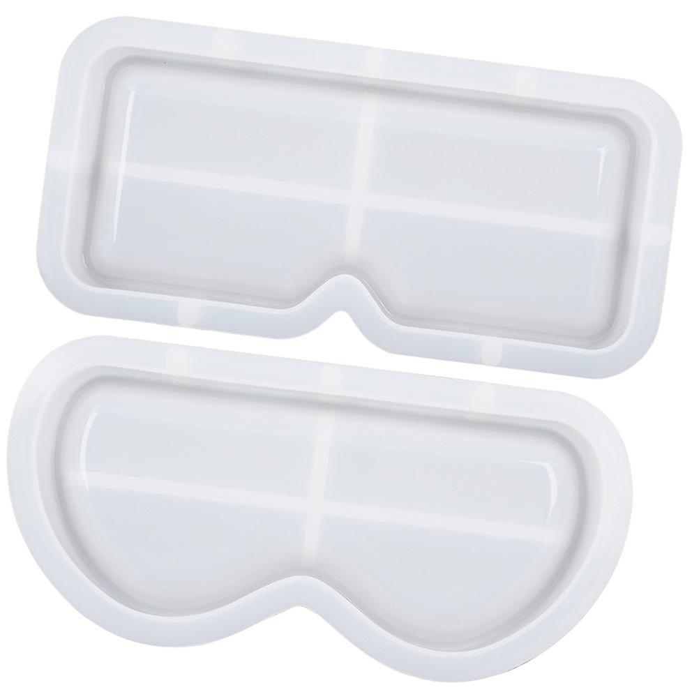 2pcs Durable Epoxy Casting Molds for DIY Crafts   Easy Demolding Design for Unique Glasses Holders