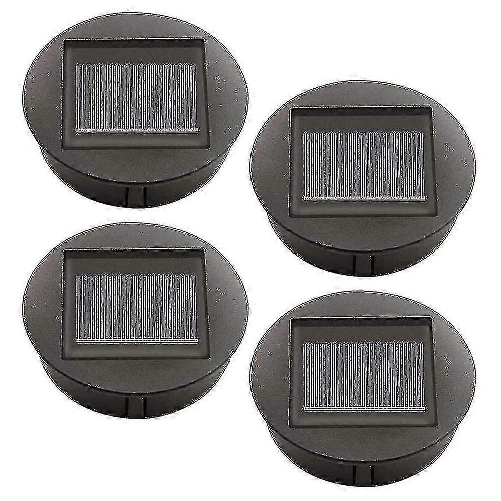 4 Pieces Replacement Solar Lights With Led Bulbs, Solar Top Lights Replacement, Led Solar