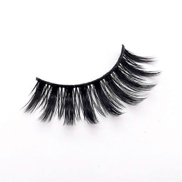 3D Eyelashes Faux Wispy Long Dramatic False Eyelashes Fluffy Soft Thick Fake Eyelashes Reusable Eyelashes 5 Pairs