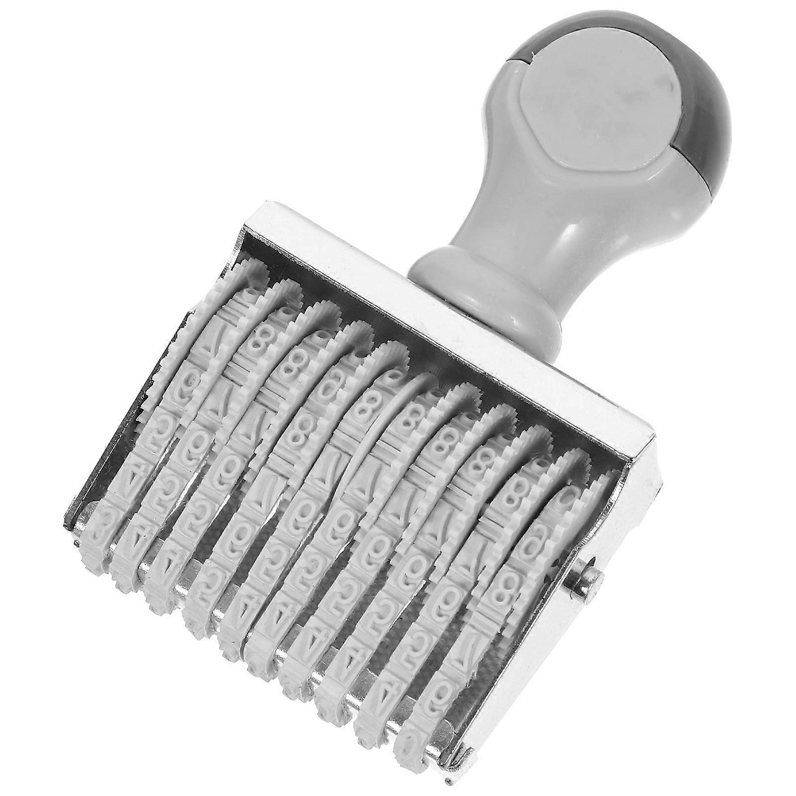 Stylish Digital Stamp Solution, Multi-purpose Number Roller with Firm Grip