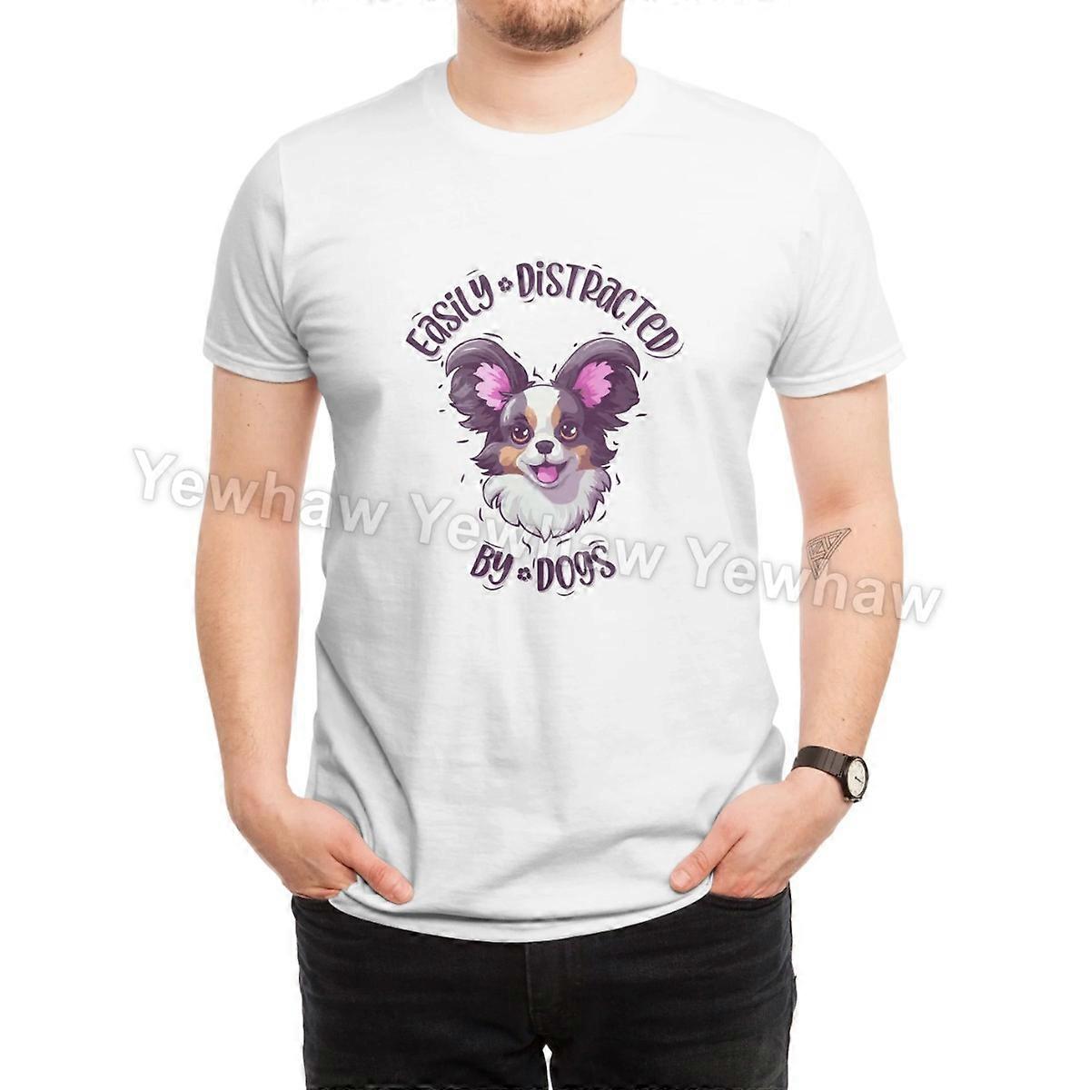 Easily Distracted By Dogs T-Shirt joyful illustration