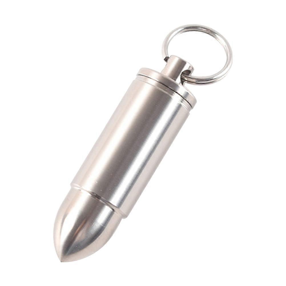 Sealed Titanium Pill Organizer For Outdoor Use Large Capacity 1Pcs