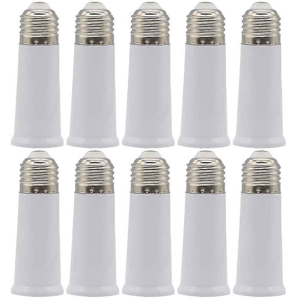 10pcs Bulb Socket Extender E27 Socket 95mm Recessed Light Converter Base