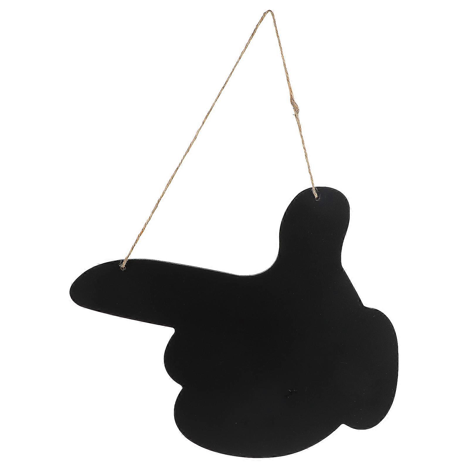 Wooden Hanging Chalkboard Message Board for Cafes, Restaurants & Special Occasions – Versatile Decorative Display for Messages