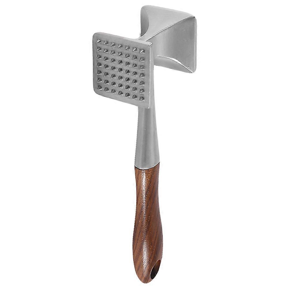 Tenderizing Mallet Dual Sided Meat Mallet For Marinating Meat And Cracking Crab Textured Surface With Raised Knobs 26X8X5.3CM 1Pcs