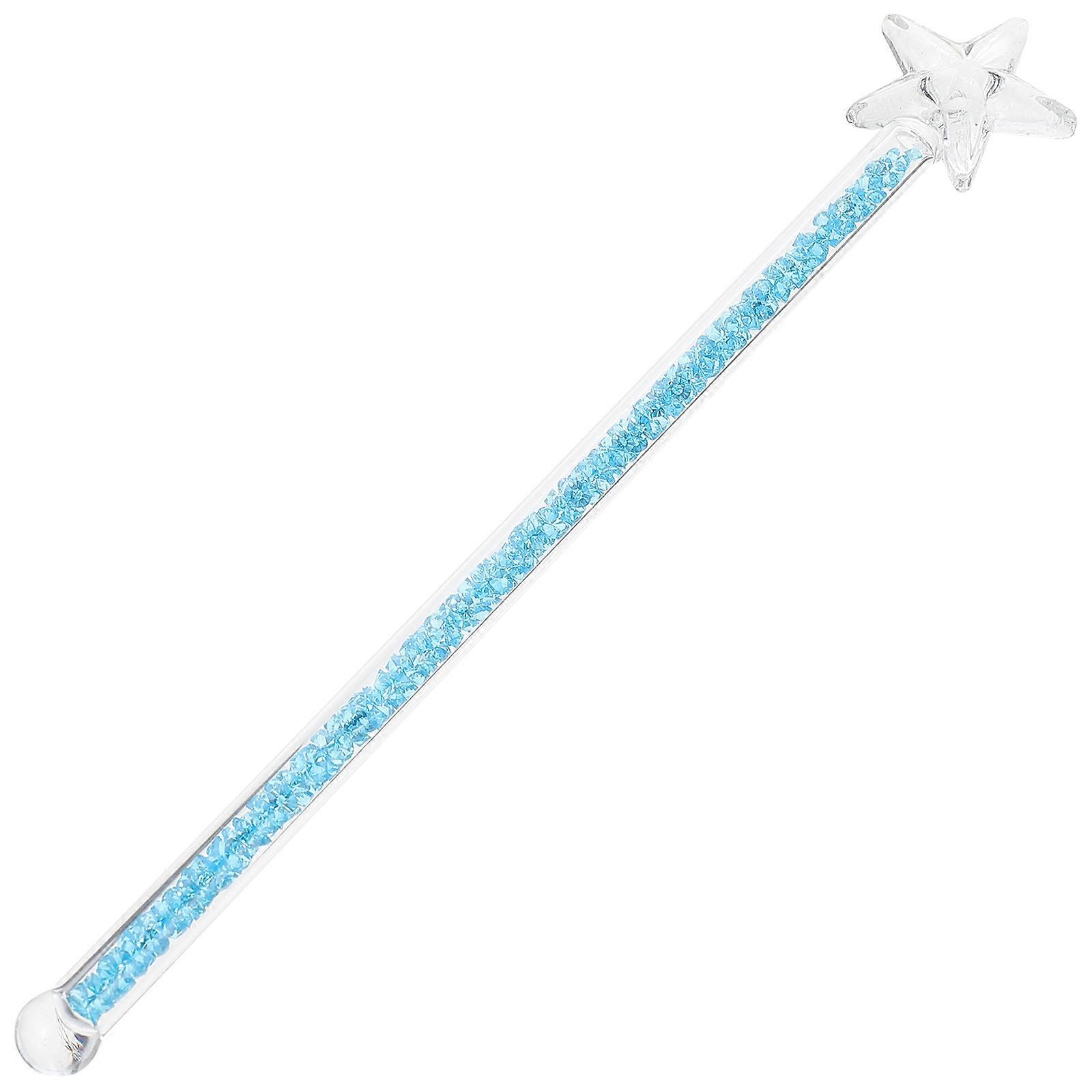 Glass Swizzle Stick Star Shaped For Cocktail Use 1Set