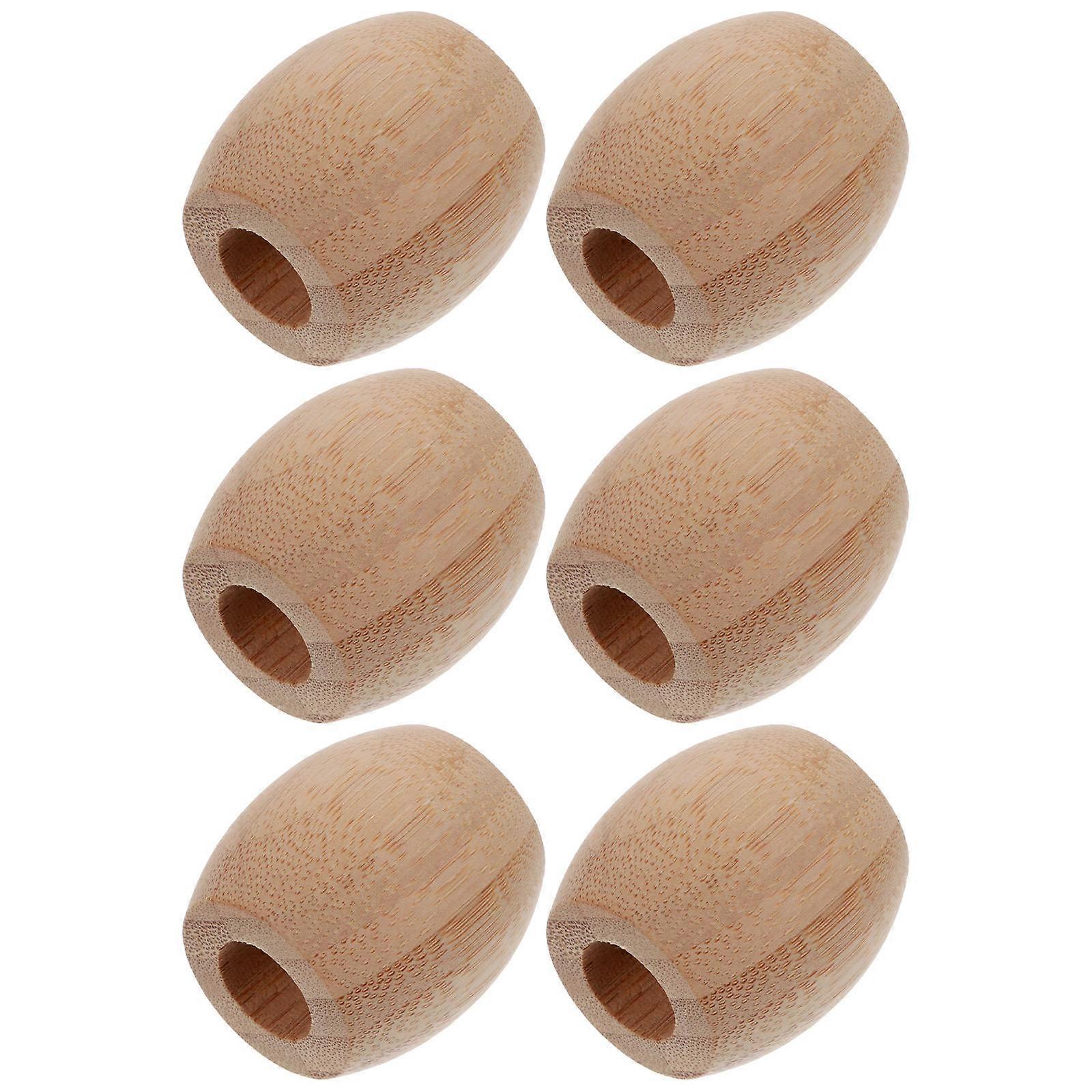 6Pcs Toothbrush Holders Bathroom Toothbrush Stands (Assorted Color)