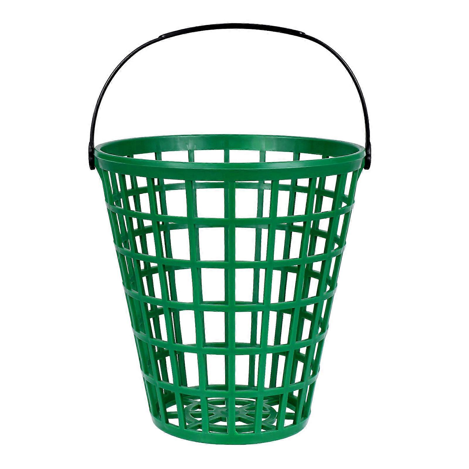 Plastic Bucket for Container for Golf Practice Recyclable Plastic 8.7X4.7X8.7in 1Pack