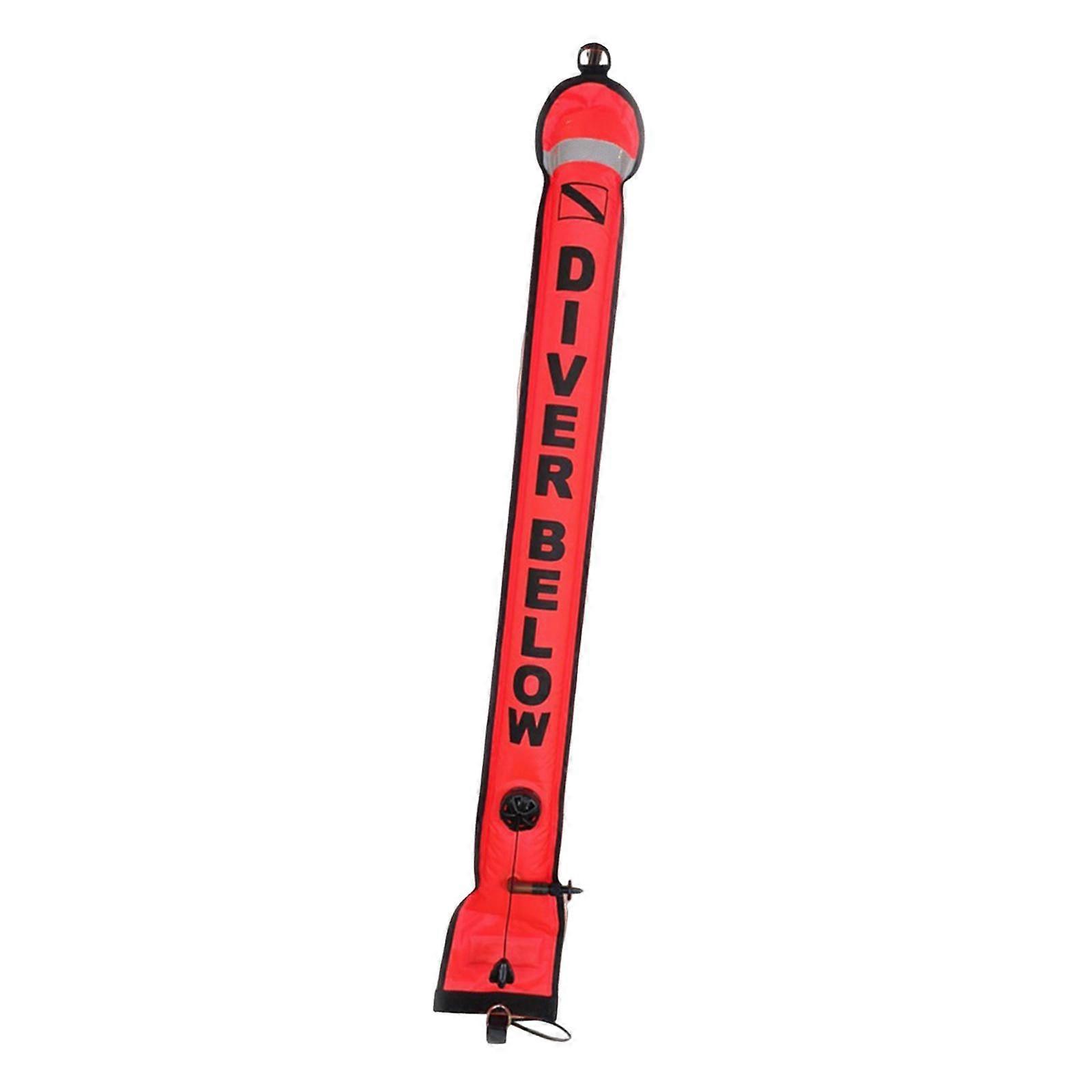 Scuba Surface Marker Buoy Buoy Scuba Gear Compact Inflatable Dive Float Tube