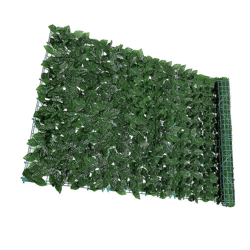 Artificial Greenery Hedges Wall Simulated Green Plant Wall Faux Greenery Wall Garden Layout Balcony Decoration 300.00X50.00X0.50CM 1Pcs
