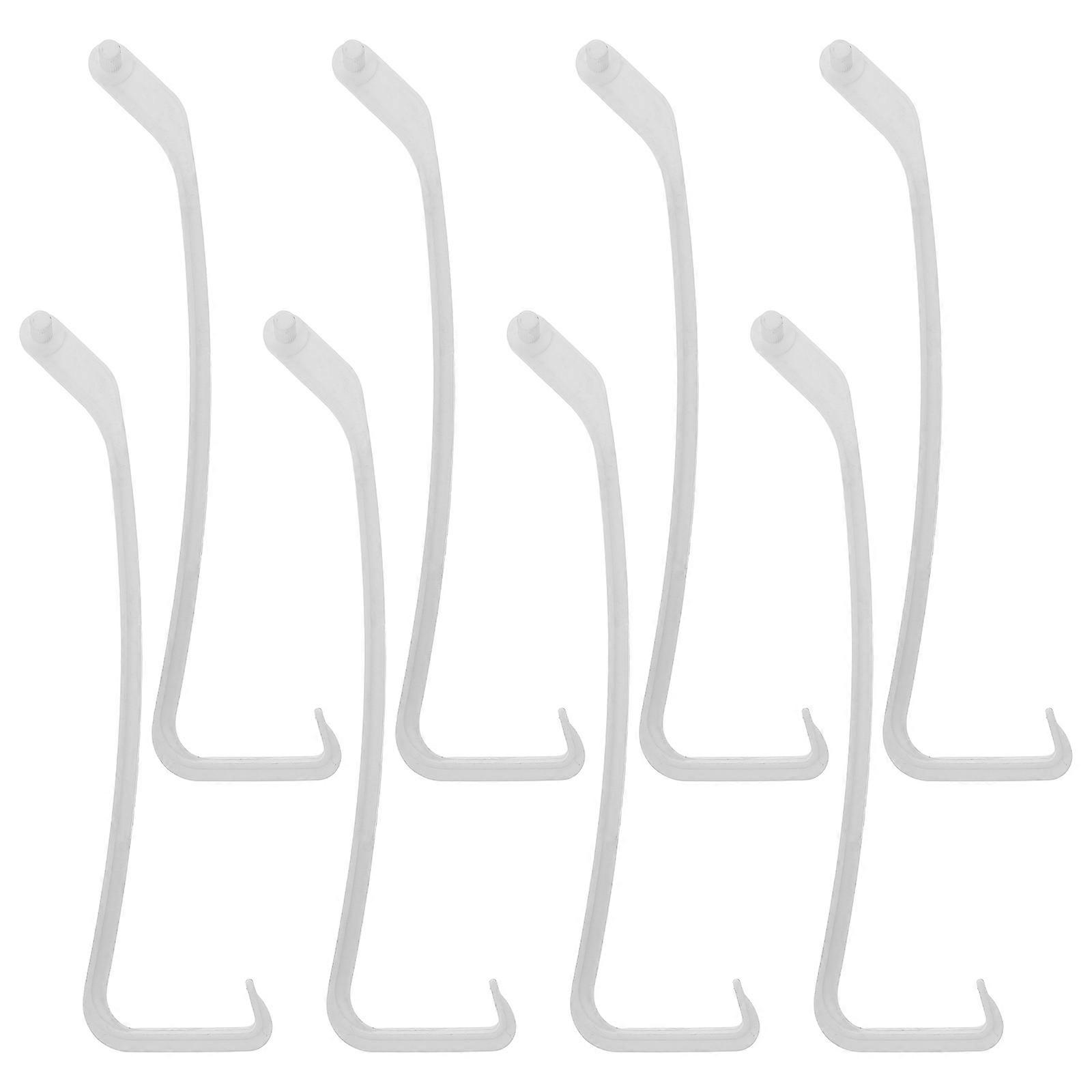 Air Conditioning Deflector Part Air Conditioner Deflector Hooks Wall-Mounted Use 8Pcs