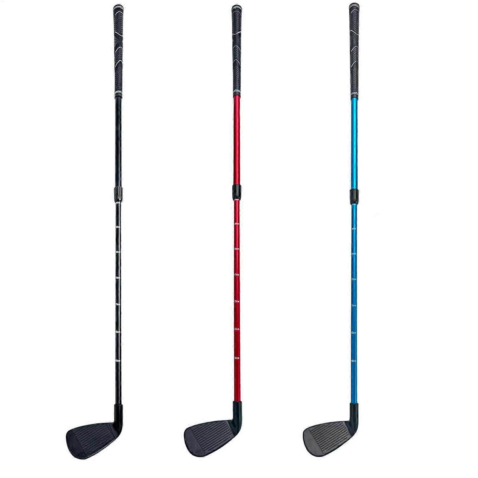 Golf Putter for Men - Double Length Adjustable Indoor/Outdoor Training Putter with Clear Scale for Children - Blue