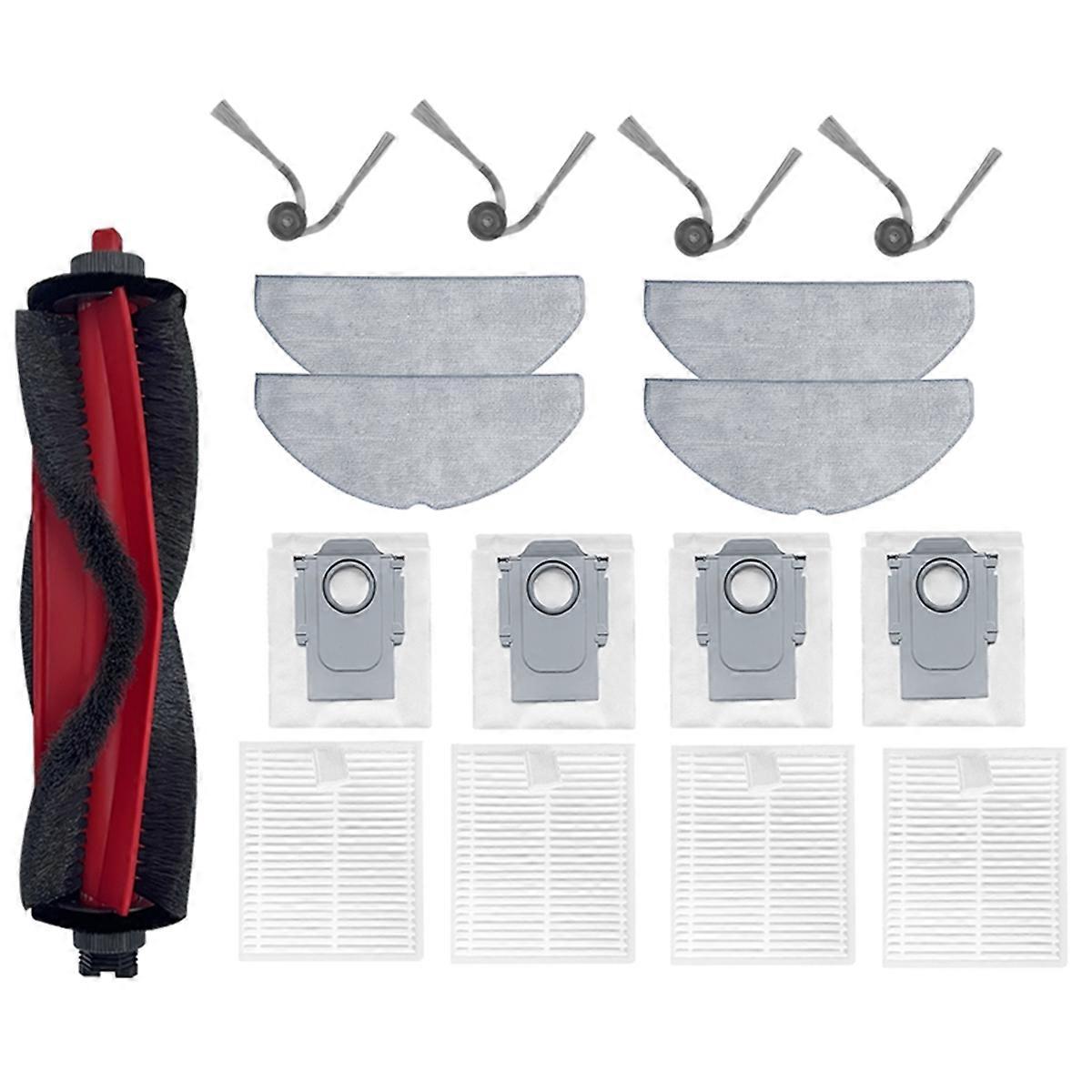 for Q7TF / Q7TF+ Main Side Brush Filter Mop Cloth Dust Bag