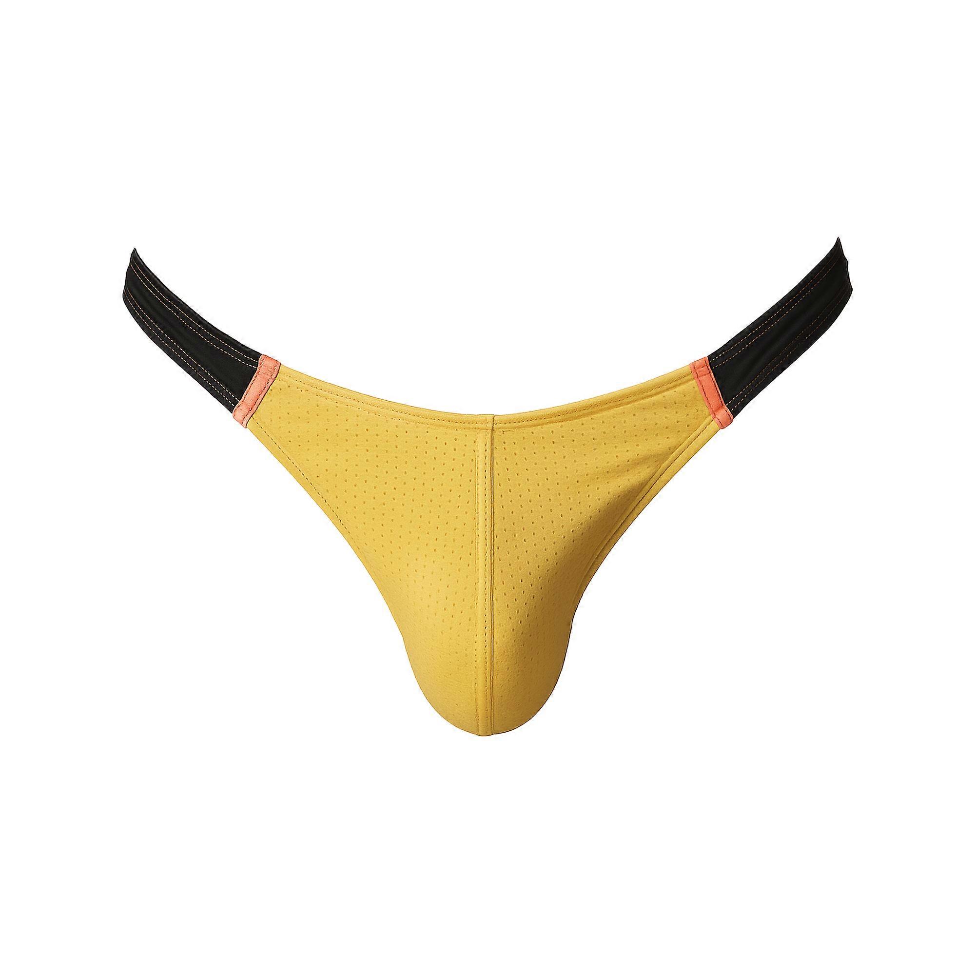 Code-barres String Berlin RONAK Jaune-Noir-Orange | Sous-vêtements pour hommes | String Homme