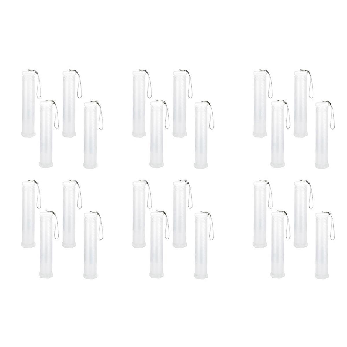 4 Pack Extendable Plastic Paint Brush Case