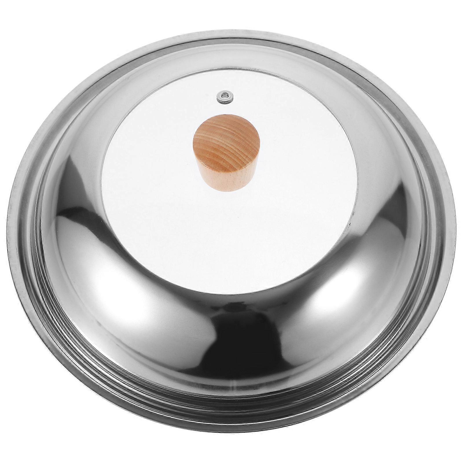 Cooking Occasion Lid Pot Metal Lid Covering Reusable Pot Lid Multi-functional Home Users 1 Set