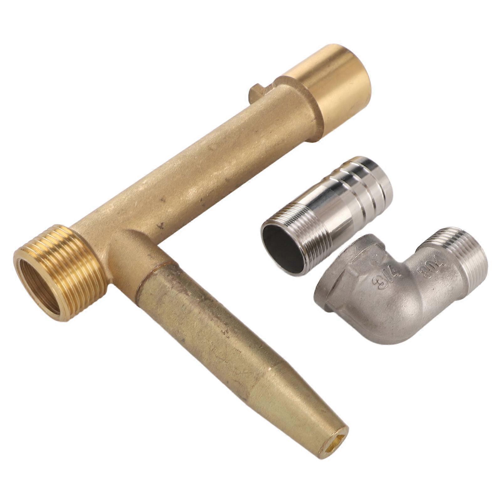 Quick Coupling Valve Key Professional Efficient G1 Male Thread Brass Quick Water Intake Valve Key for Outdoor Garden Farm