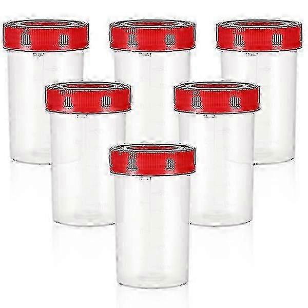 10 Pcs Specimen Containers Sample Bottles Urine Sample Pots Sample Cups With Lids