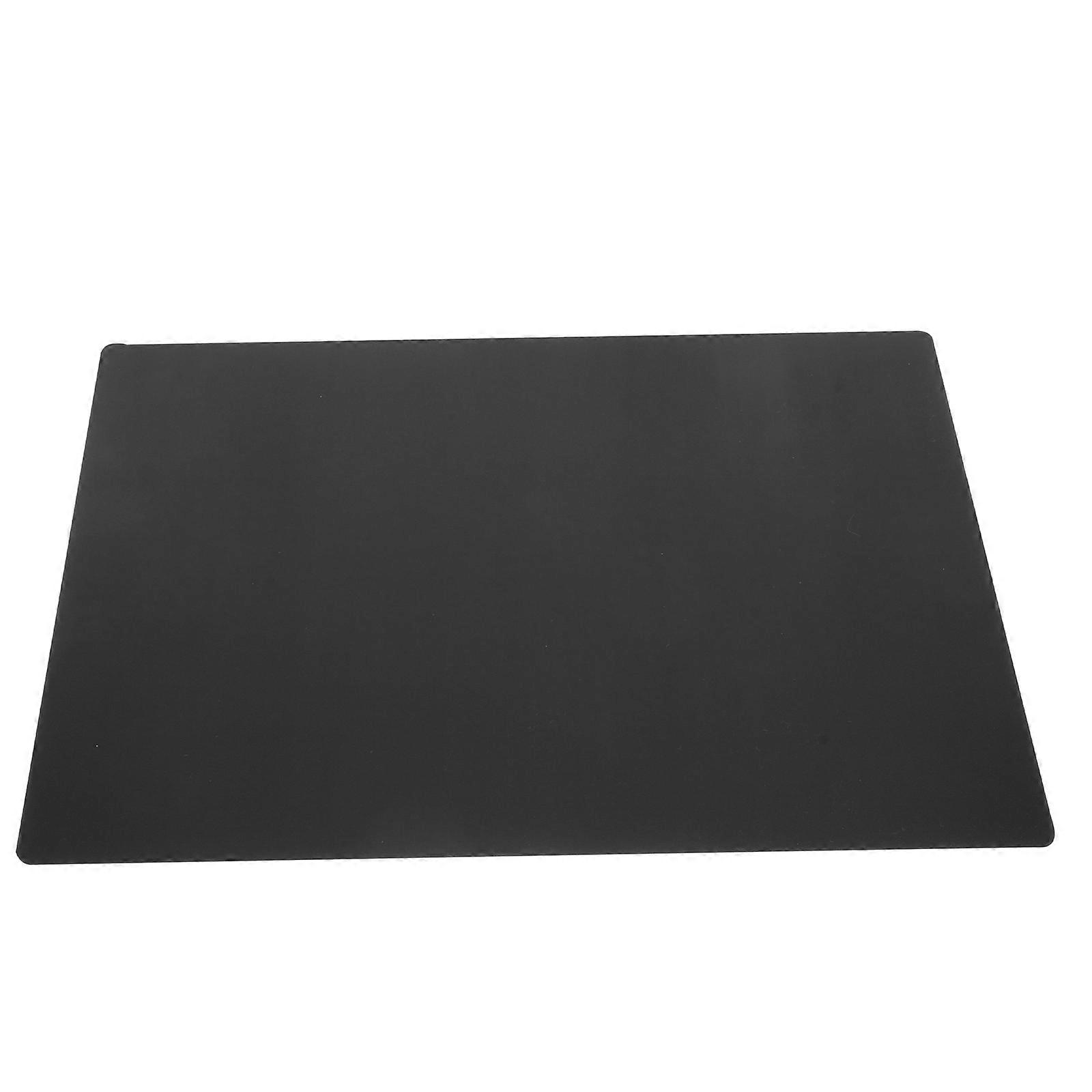 Face Paint Board Makeup Practice Face Painting Tool Rectangular Black 29.60X21.00X0.10CM Reusable 1Set