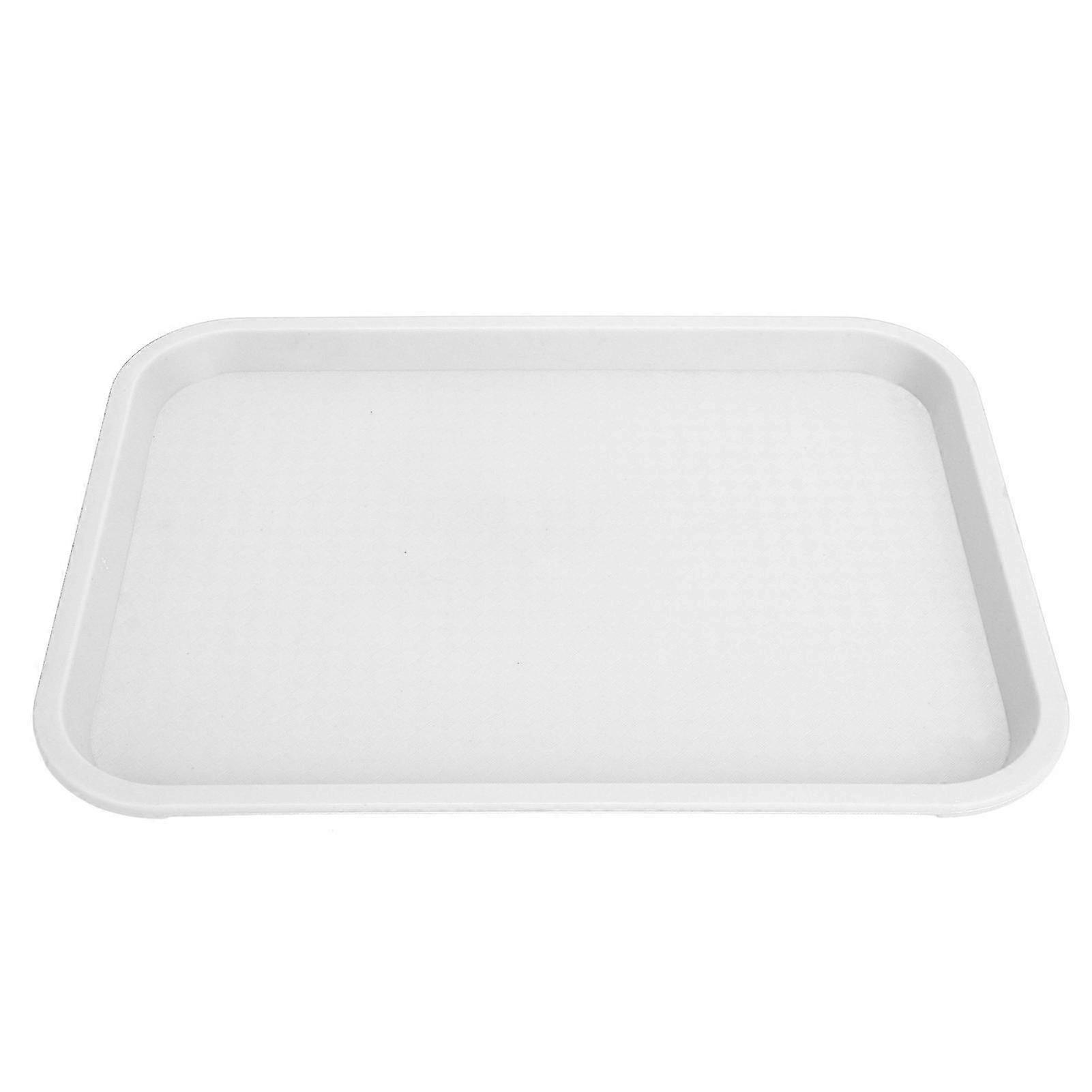 Rectangular Thick Fast Food Tray Suitable for Restaurants and Catering Services - One More PP Design