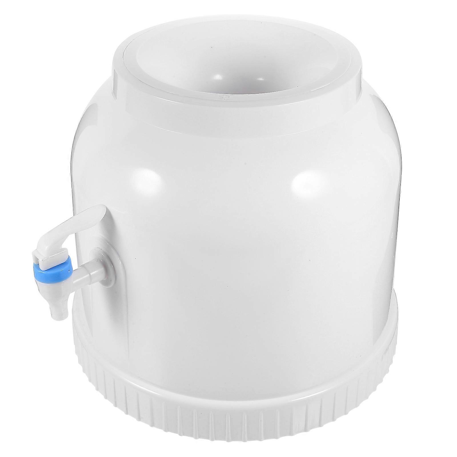 Water Jug Holding Bracket Water Dispenser Countertop Stand General Users Space-saving Design White 27.00X27.00X24.50CM 1Set