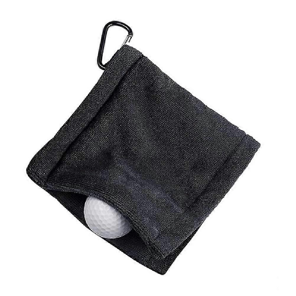 Perfect Grip: Golf Ball Towel 2-In-1 Wet And Dry Design, Microfiber Material For Exceptional Absorbency, Pocket-Sized Portable Towel Keeps Your Clubs