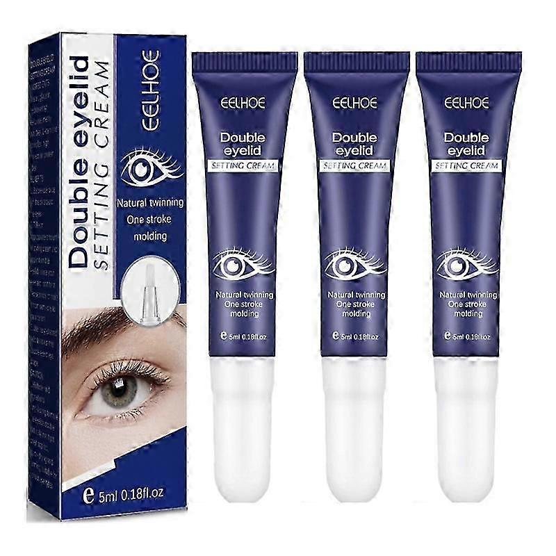 1-3Pcs Natural Traceless Double Eyelid Styling Setting Glue Invisible Quick-drying Eyelid Sticker Lasting Easy To Wear Makeup Cosmetic