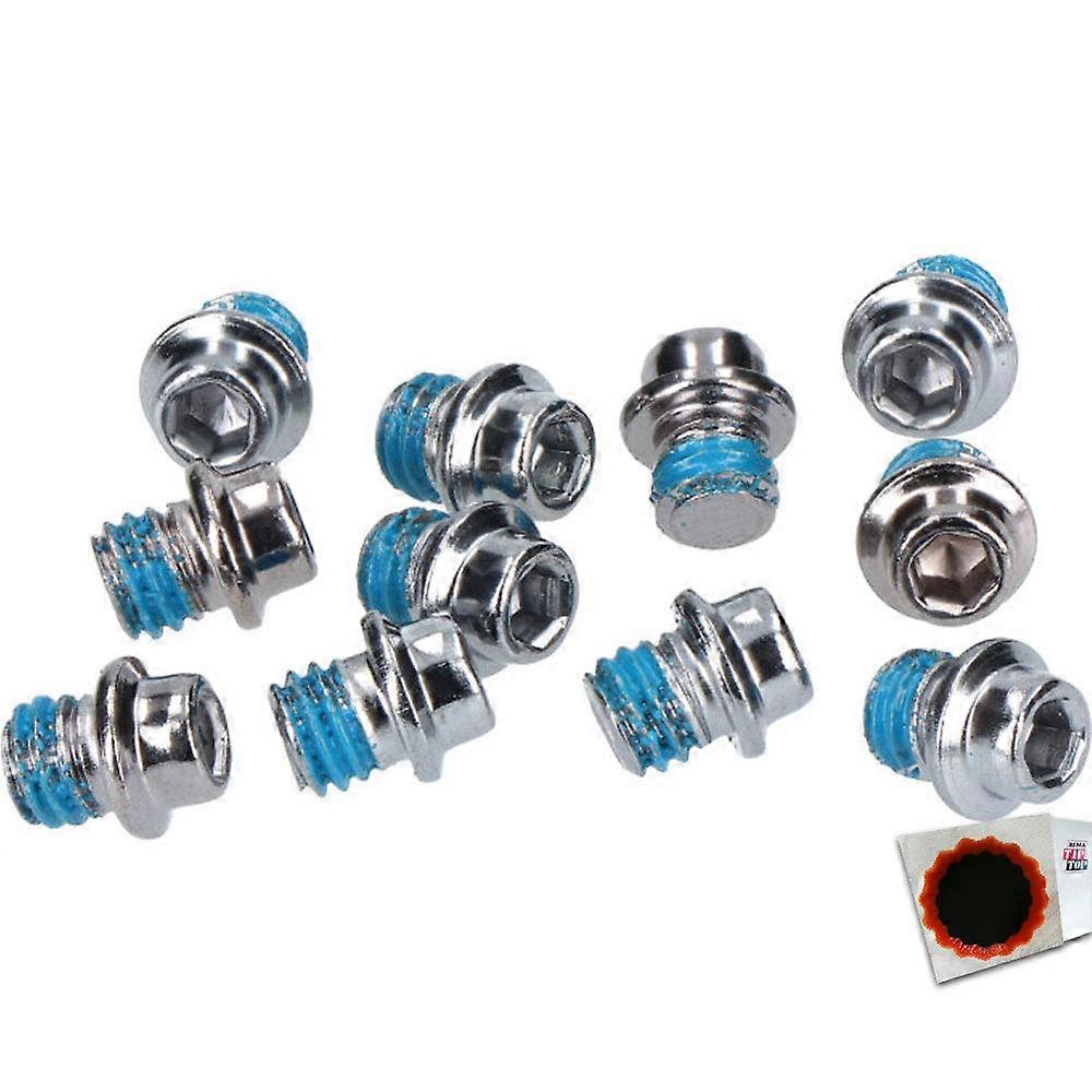 Pedal Screws for Shimano PD-M828 PD-M8040 Compatible Bicycle Parts Short Pack of 12 High-Quality Steel