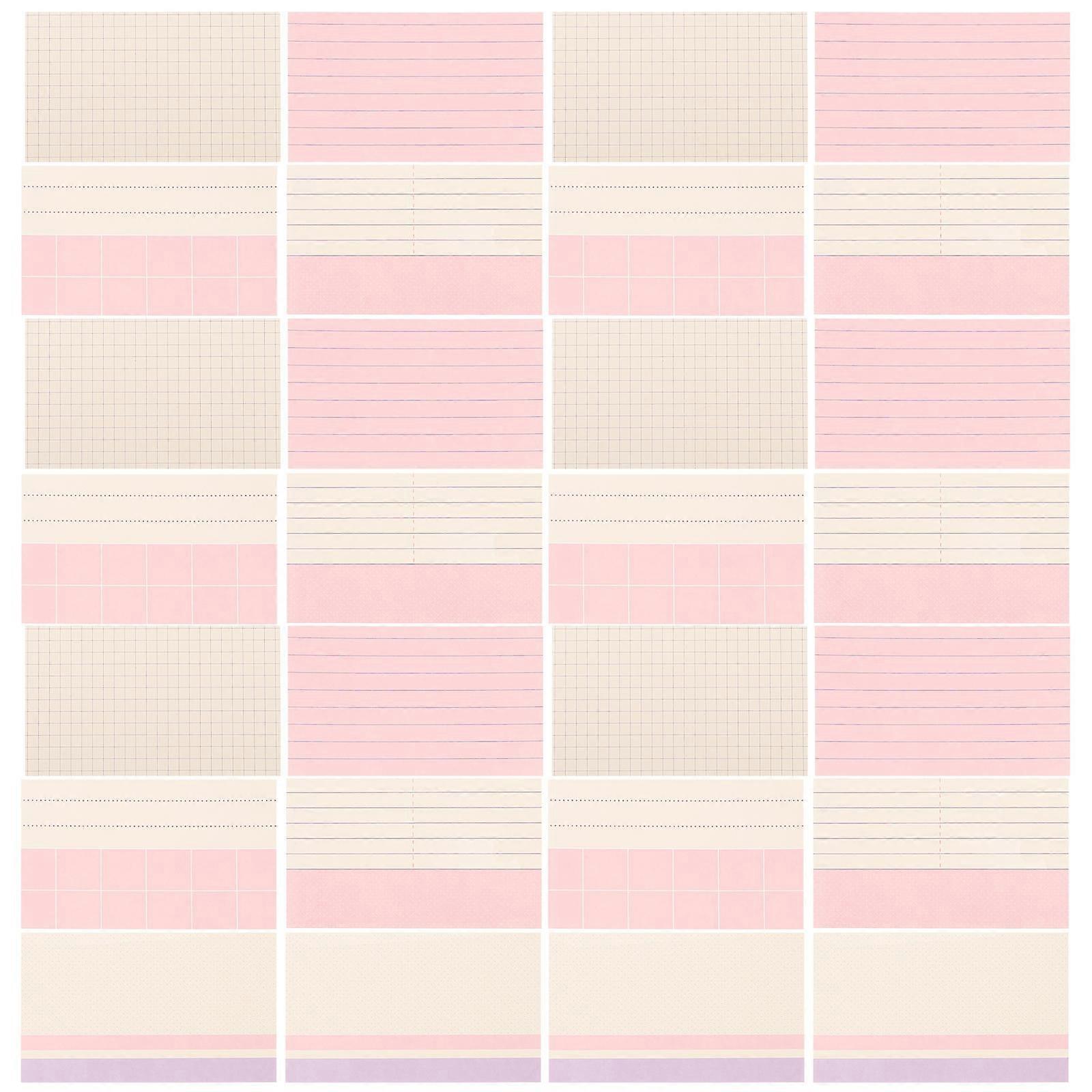 Index Cards Ruled Studying Note-taking Vocabulary Building Rectangular Colorful Design Students Teachers Home Office Users 4.52x2.67x0.04in 180Sheets
