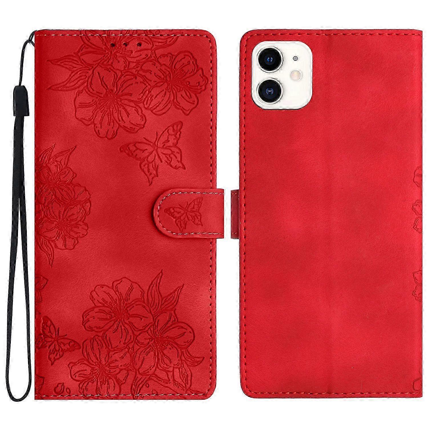 Skin-Touch Feeling PU Leather Phone Case with Imprinted Pattern for Compatible Devices