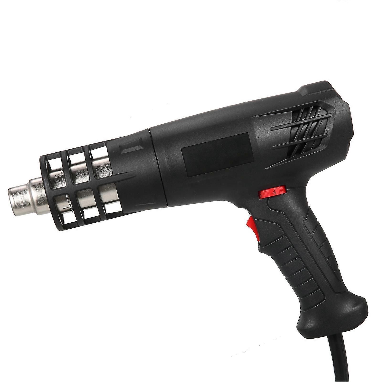 Hot Air Machine 1600-2000W Hot Air Heating Machine Kit with Dual Temperature Setting (122℉~1012℉) Fast Heating Tool with 4 Nozzles for Crafts Shrink