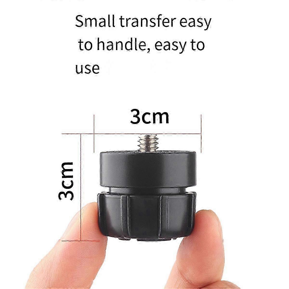 BallHead Adapter Clip Mount for Action Camera with 3/8 Screw to 17mm BallHead Joint Adapter