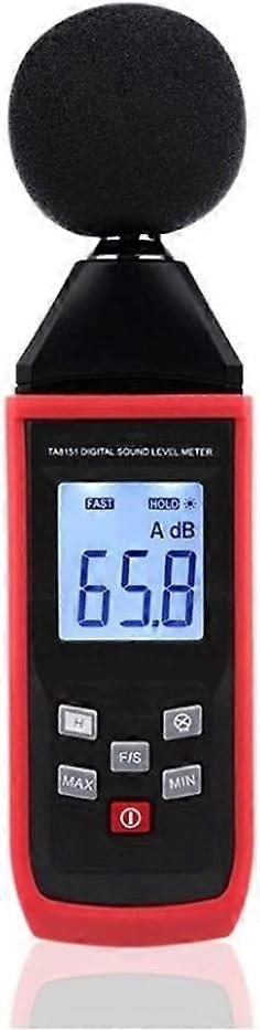 Miernik hałasu Cyfrowy miernik dźwięku tester hałasu 30-130dB Ekran LCD w decybelach hałasu ZeGoods