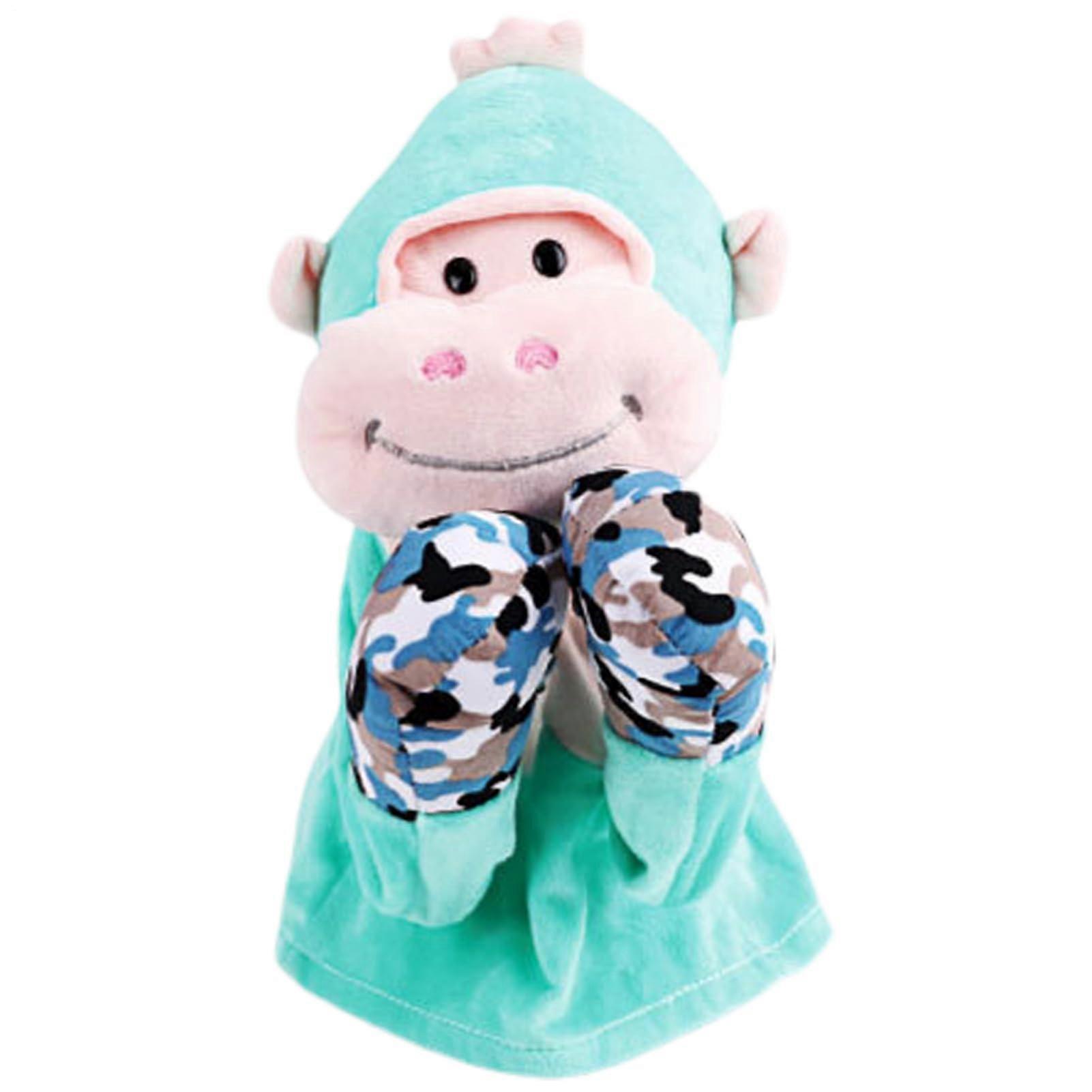 Monkey Hand Puppet With Sounds, Kung Fu Plush Puppet, Soft Fabric, Box Included, Educational Storytelling For Kids