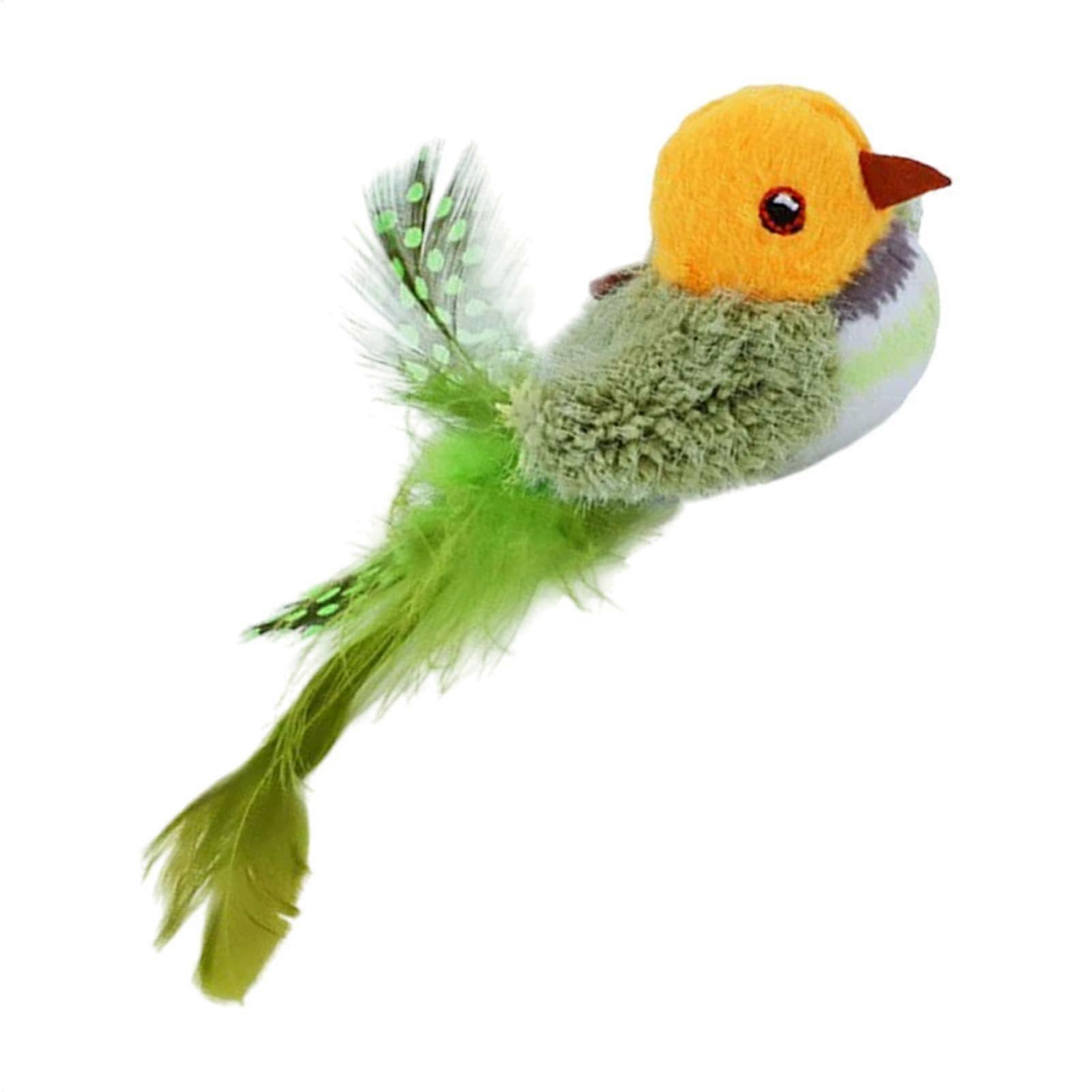 Bird Cat Toy for Batting – Squeaky Bird Simulation Toy for Cats, Washable