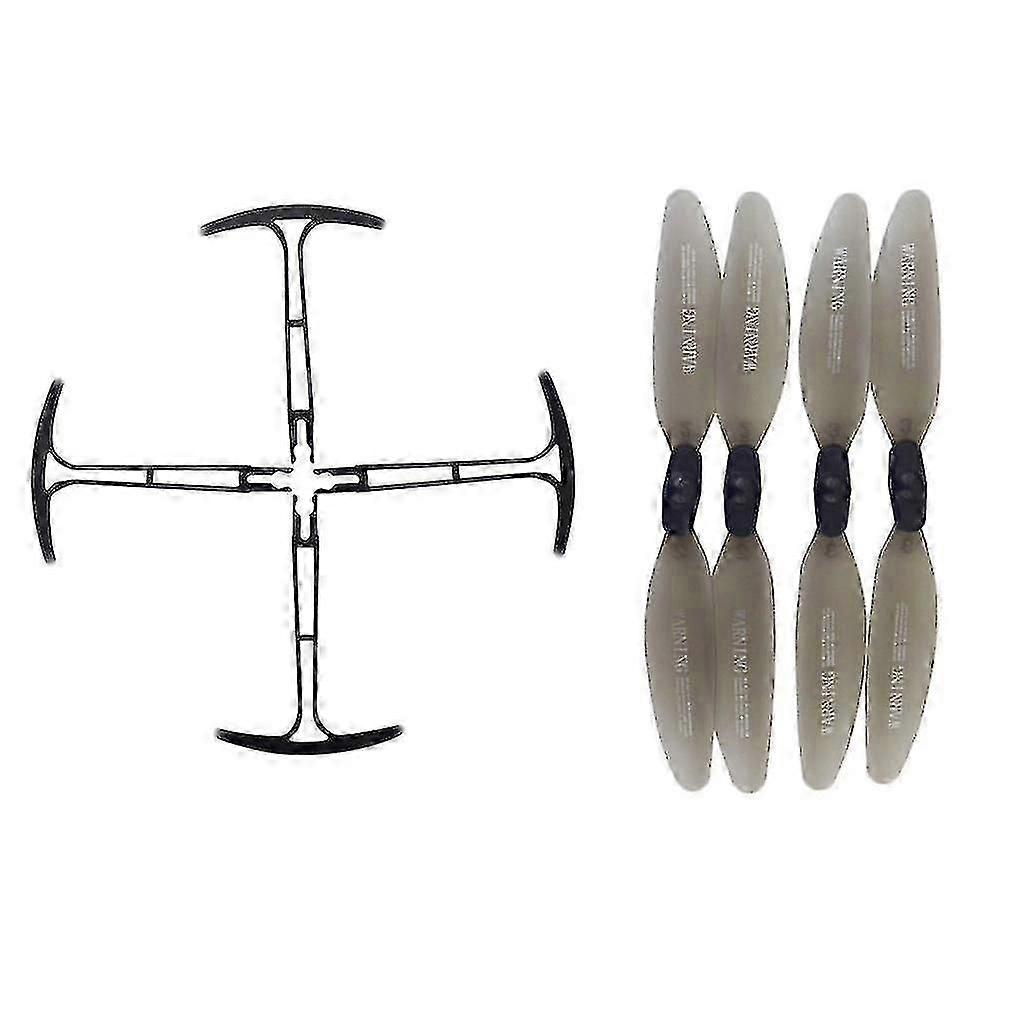 50 Title: 4x Propellers & Bumper Covers for HS175 D65 X30 Z6 Drone