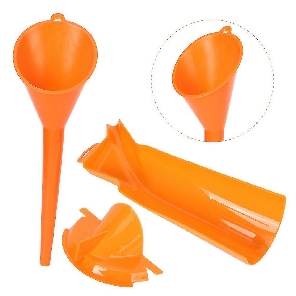 Motorcycle Drip Free Oil Filter Funnel Kit Set Practical Accessory(Black )