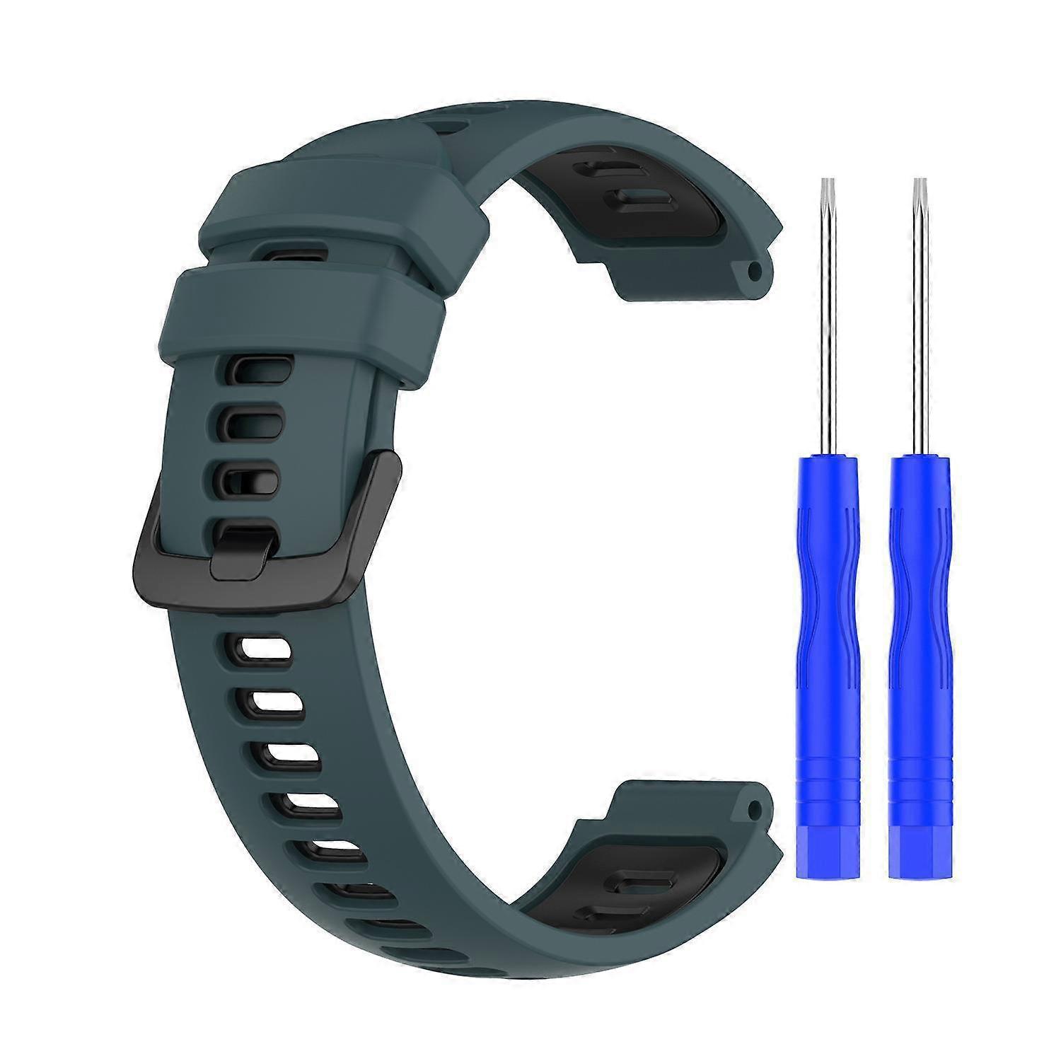 Silicone Strap Replacement for Garmin Forerunner 220 735XT/235 Two-color Strap F620/630
