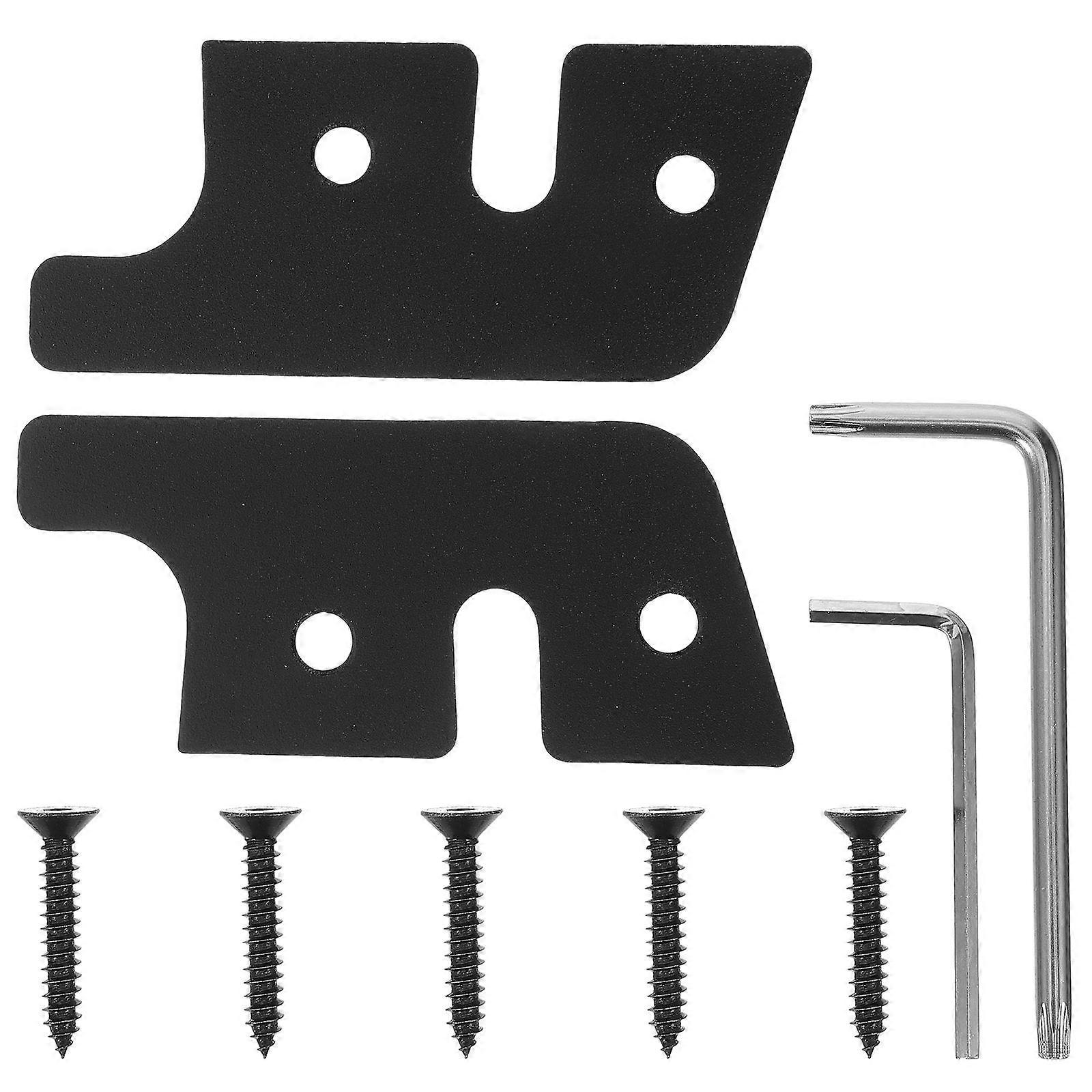 Sun Visor Repair Kit for Interior – Easy Installation Vehicle Accessory Compatible with Models, Black Visor Fixing Bracket for Quick Maintenance