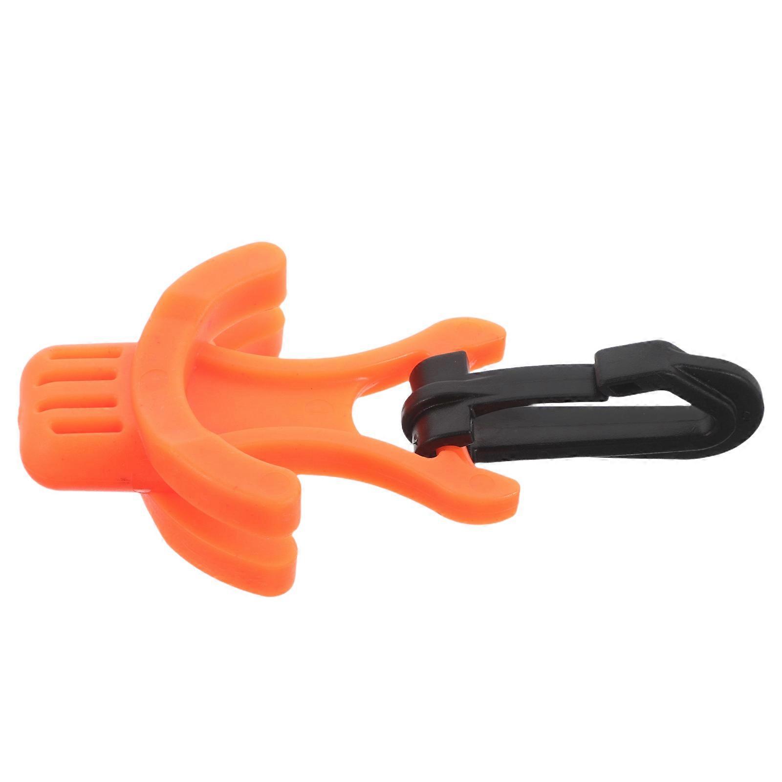 Scuba Diving Replacement Mouthpiece Soft TPU Regulator Accessory Secure Attachment Compatible with Diving Tubes and Regulators Orange