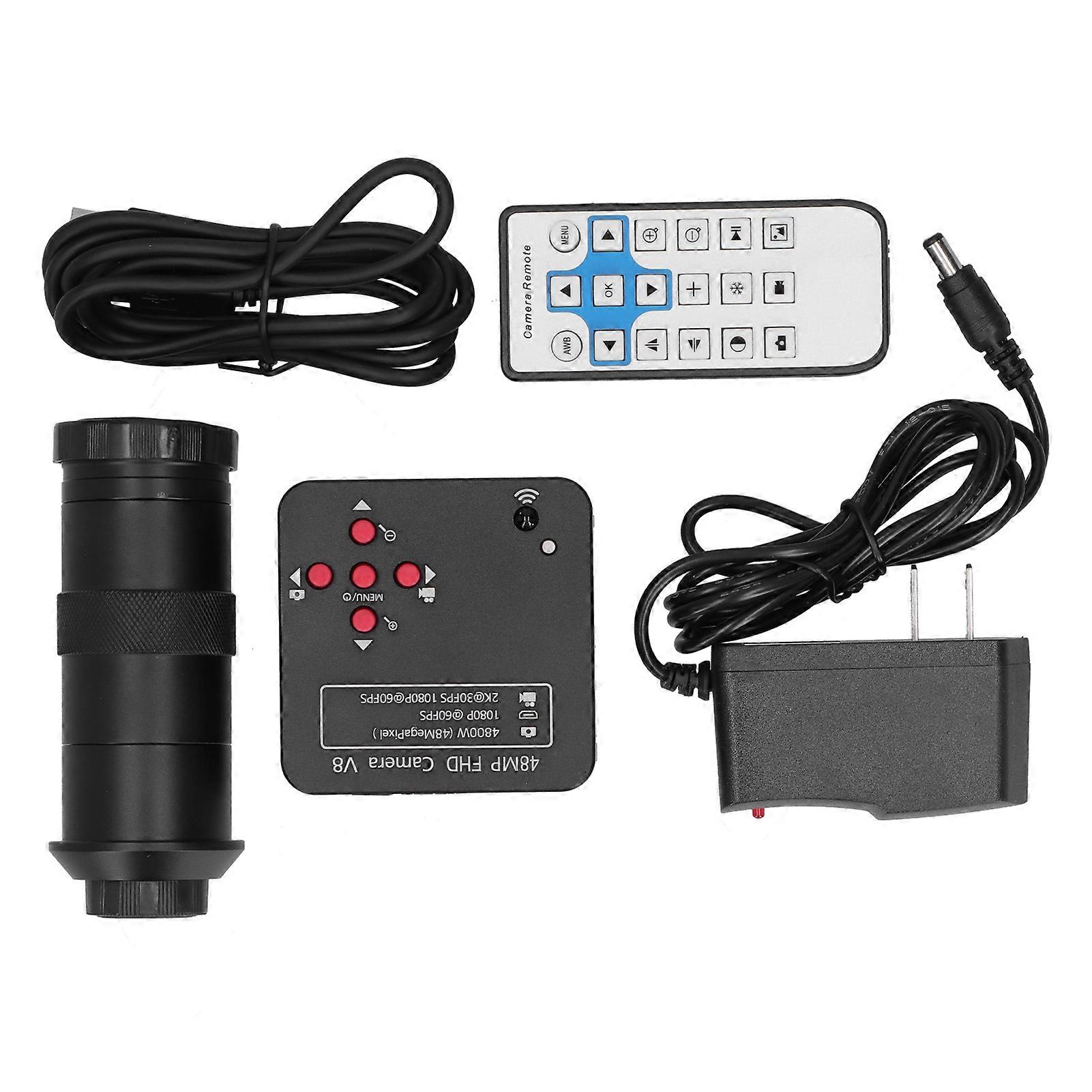 كاميرا مجهر بدقة 48 ميجابكسل 1080 بكسل عدسة 130X Zoom CMount لإصلاح لحام ثنائي الفينيل متعدد الكلور