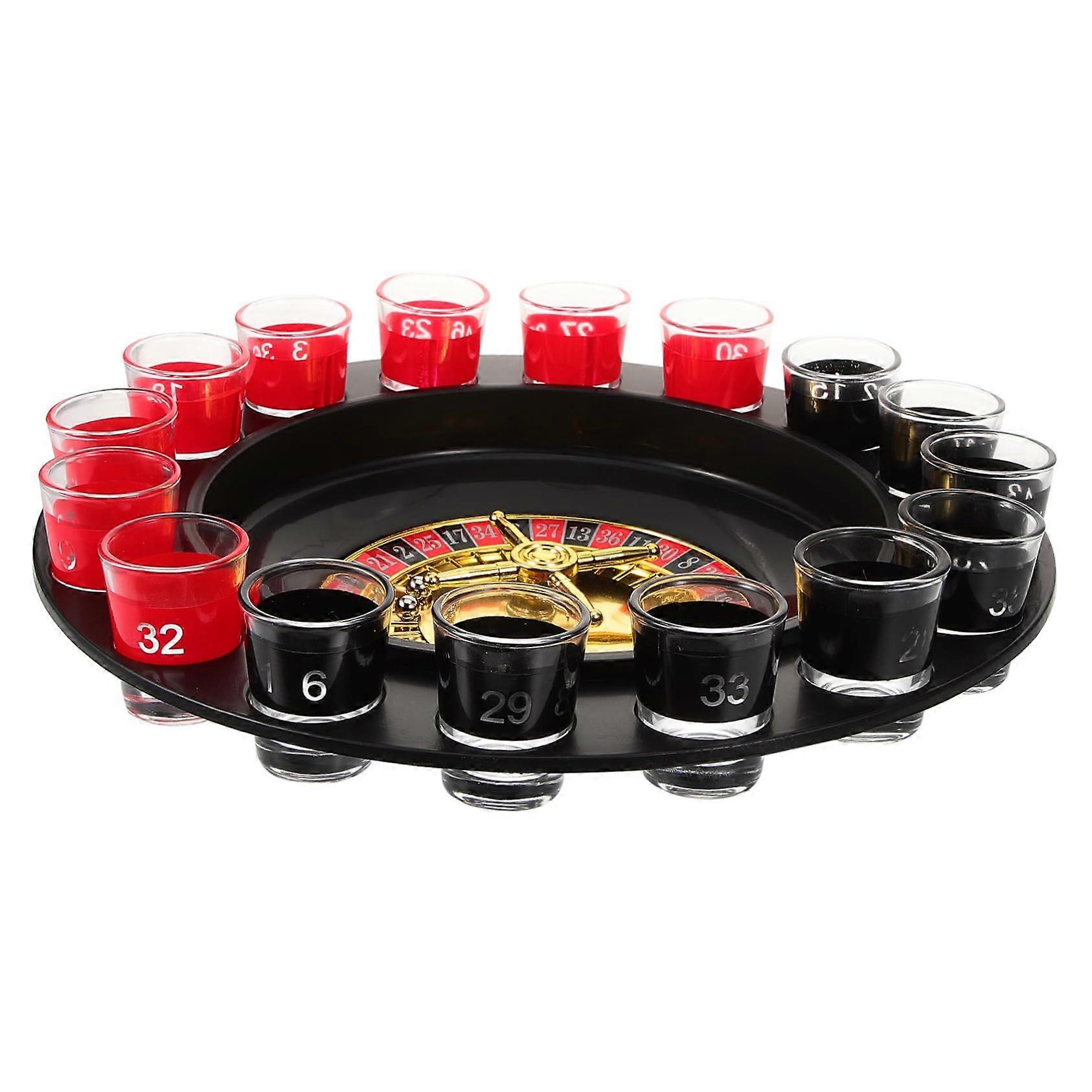 1 Set Wine Turntable Adult Party Funny Game Drinking Turntable Drink Game Entertainment Games Turntable Shot Game Drinking Roulette Shot Game Plastic